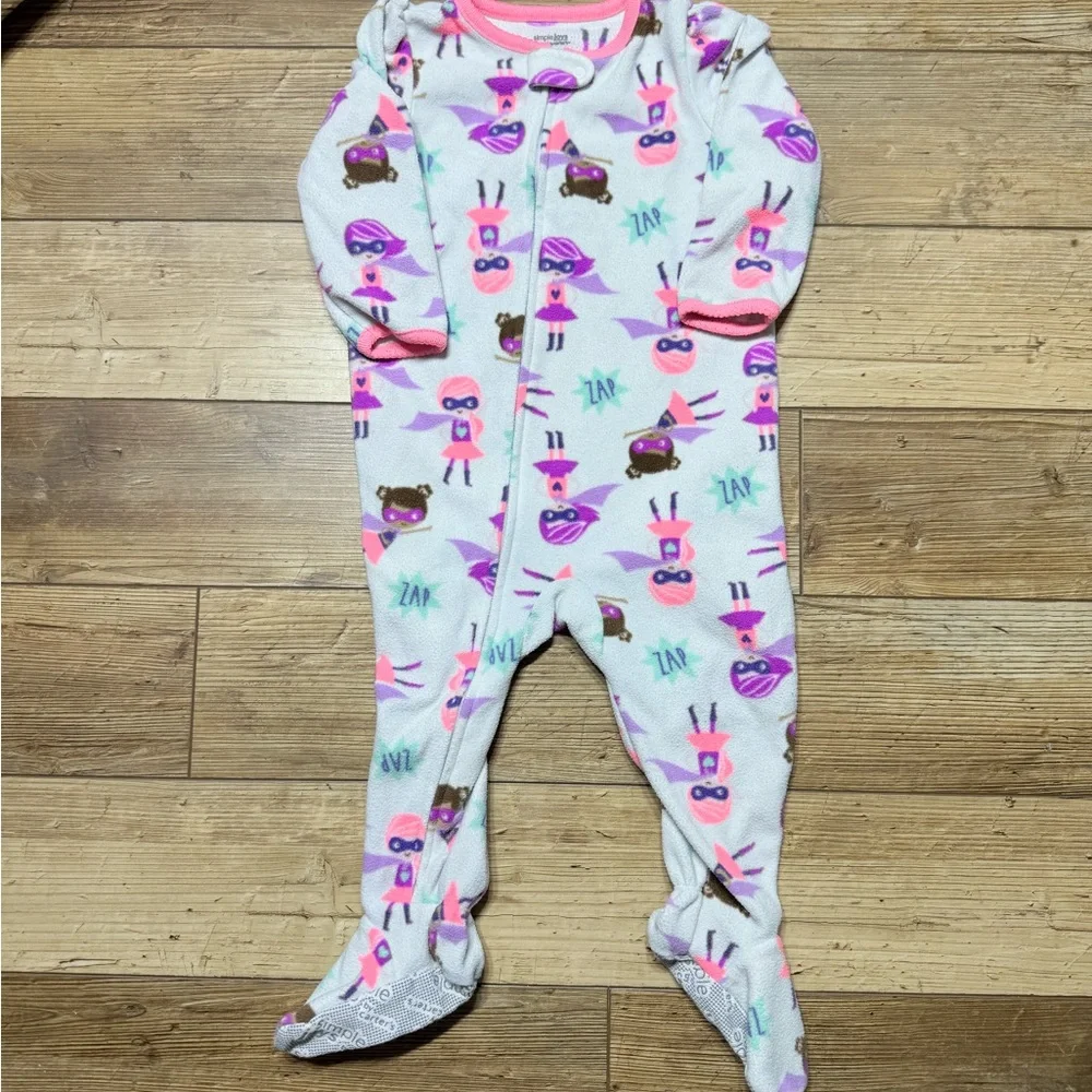 Carter's | Toddler Girl Superhero Footie Pajamas | 18M